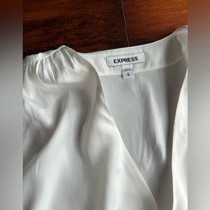Express white blouse size small. Like new!